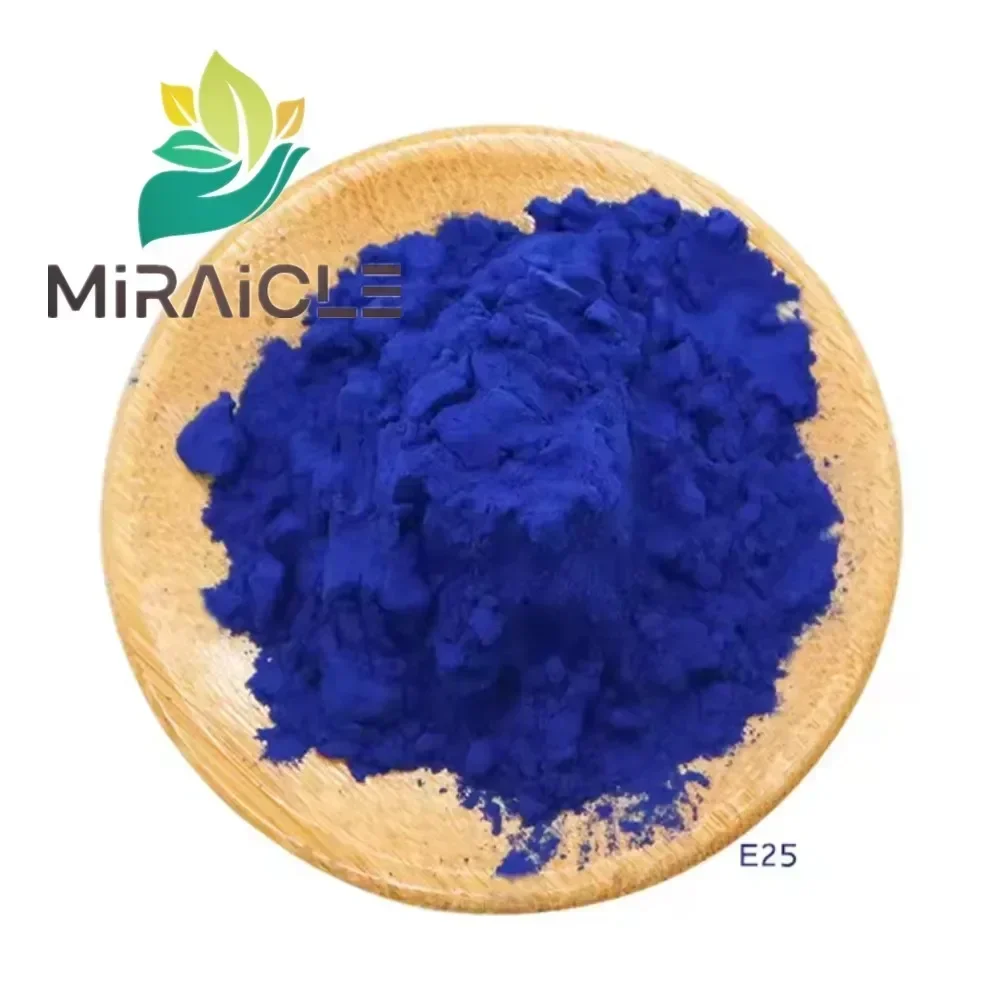 50-1000g Extrait de millet naturel phycocyanine E6/E18/E25Blue Spirulina Extr