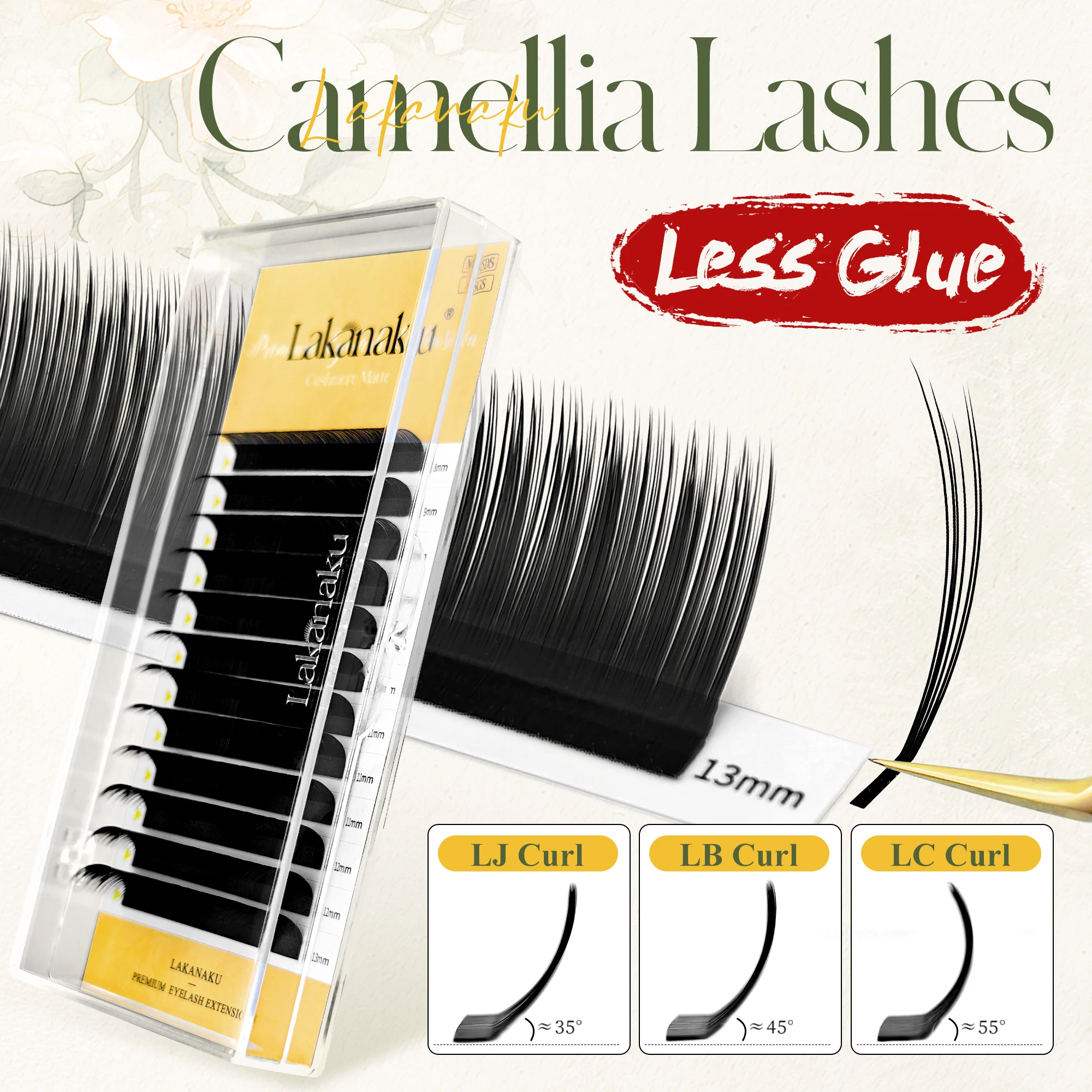 LAKANAKU Daha Az Yapıştırıcılı - Eyelash Extension Usa incelemesi ve fiyatı