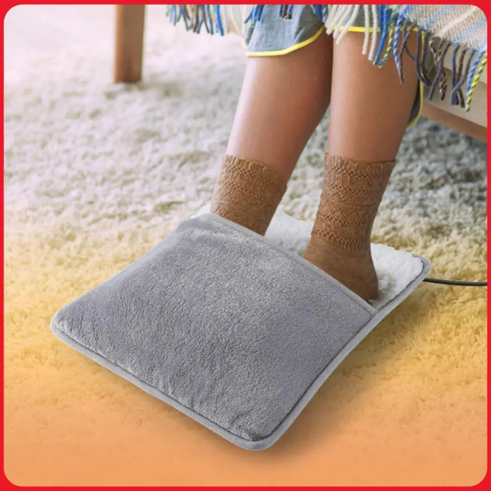 

Зимние электрические грелки для ног с USB, поддержание постоянной температуры, коврик для обогрева ступней, теплые тапочки для дома, офиса, спальни