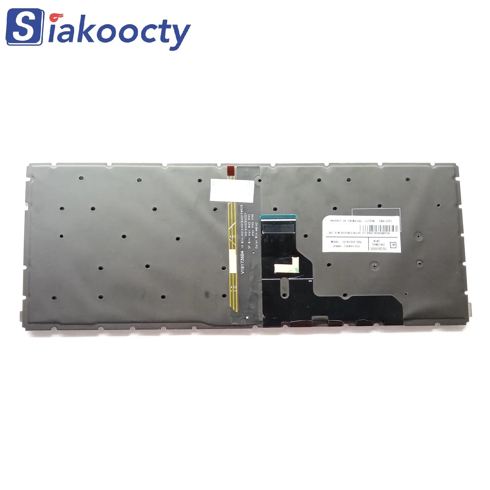 Imagem -02 - para hp Probook 430 g8 435 g7 435 g8 Teclado Eua Retroiluminado Novo