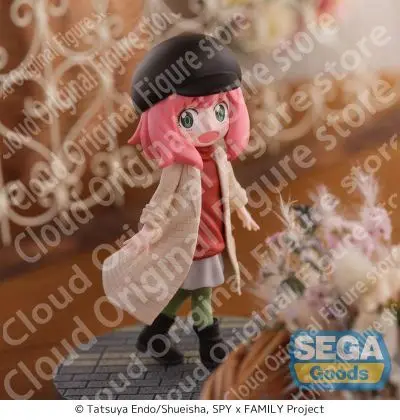 متوفر 100% الأصلي سيجا جاسوس × الأسرة الرسوم المتحركة الطرفية اللعب أنيا فورجر فساتين راقية 1.5 أنيمي عمل نموذج أرقام لعبة