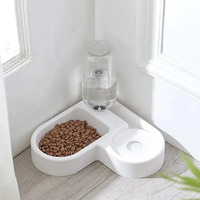 2026New Automatic Drinking Love Pet Bowl Moisture-proof Cat Bowl Dog Basin Dual-use Multi-functional Drinking And Feeding