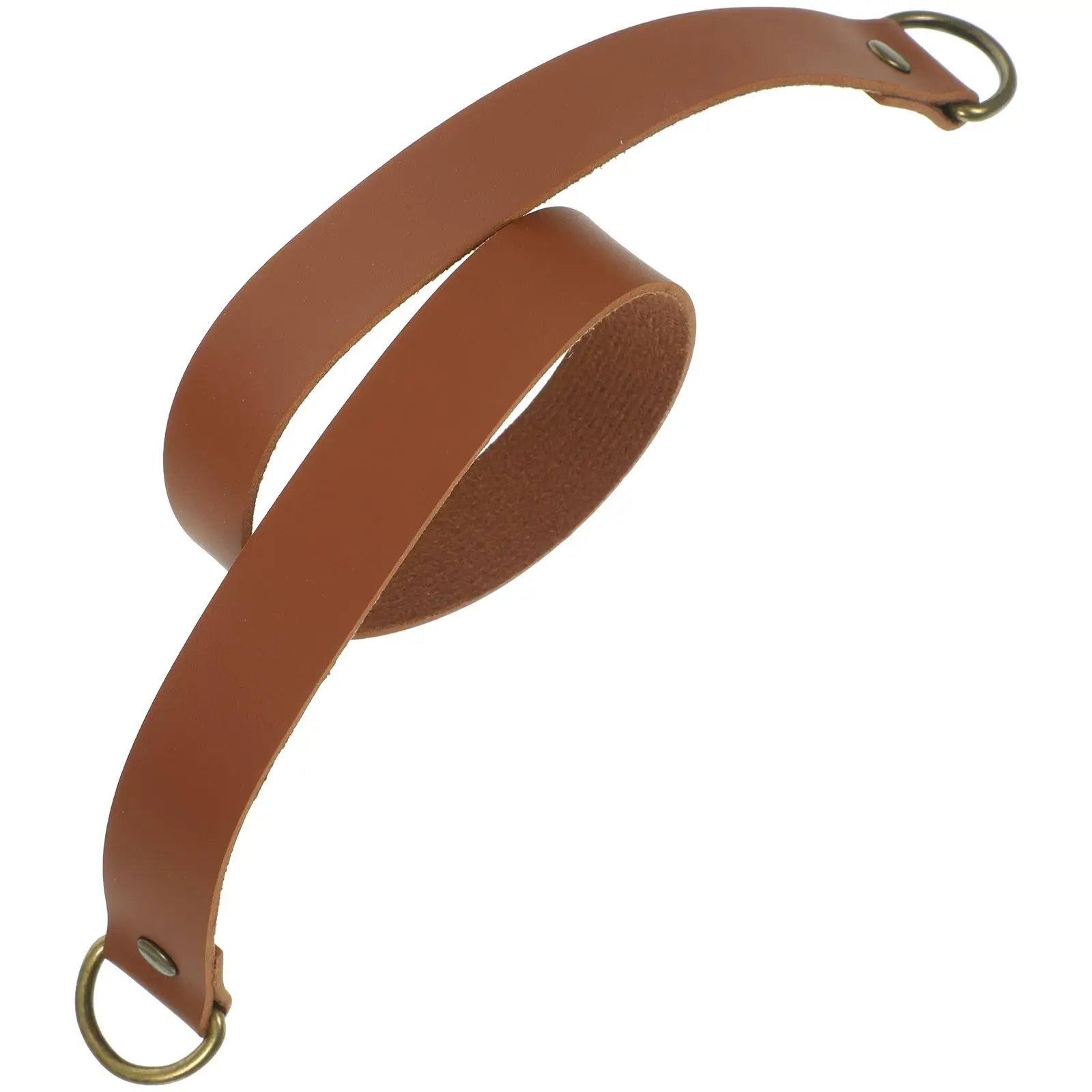 Vorhänge, Haken, Riemen (braun), Retro-Dekor, Pu-Raffhalter, Wohnaccessoires