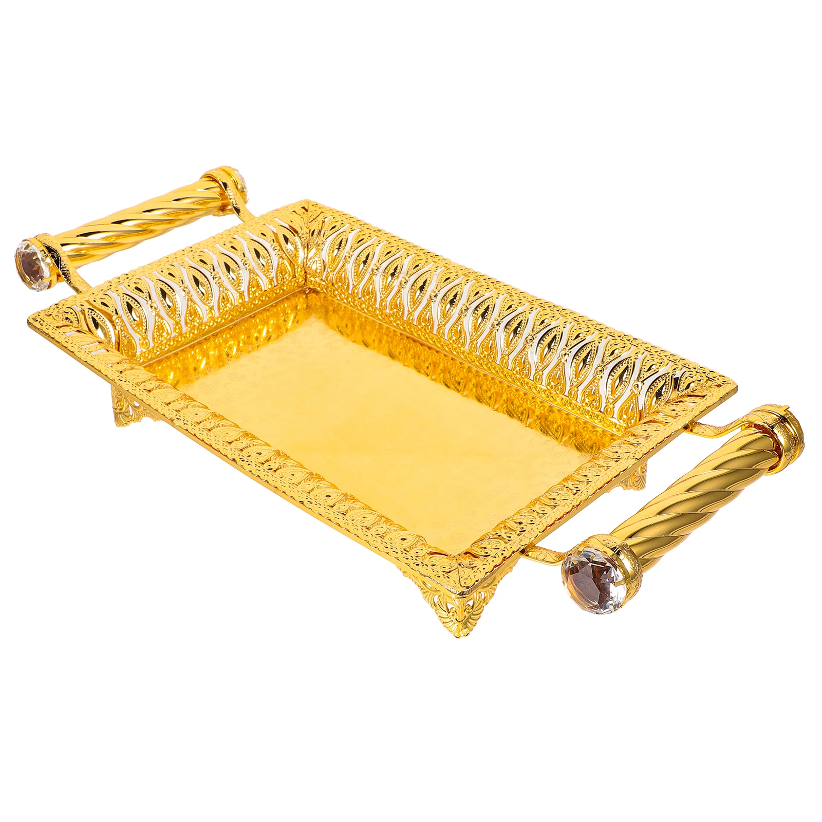 

Fruit Tray Snack Serving Colorful Platter Retro Plate Organizer Countertop Rack Dish Trays Vintage Exquisite Tray European Plate