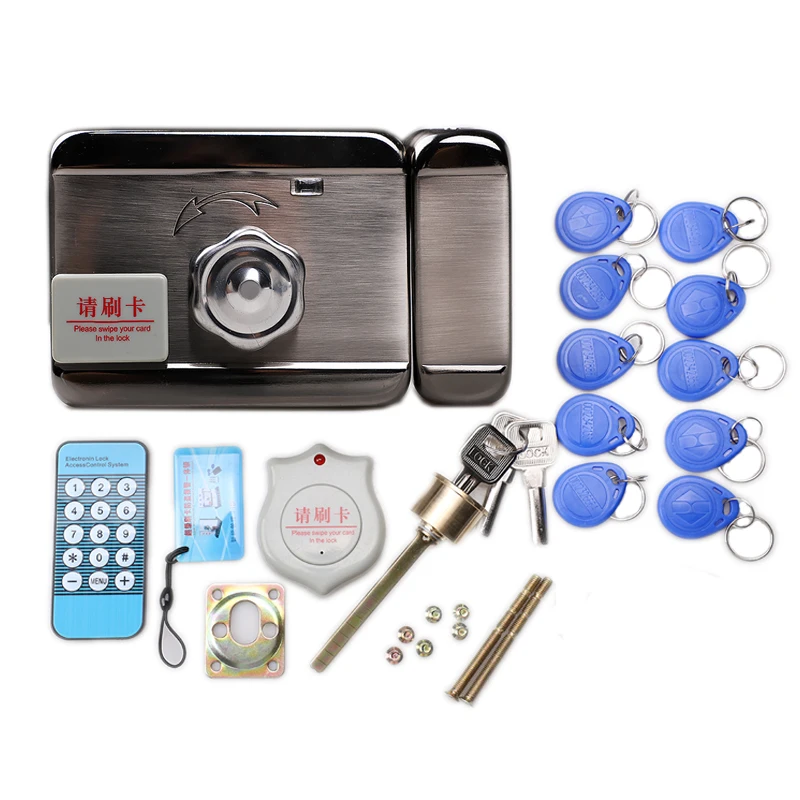 Access Control System Kit For Gate Door Remote Control Lock DC12V Easy Install Can Connect with Video Door Phone