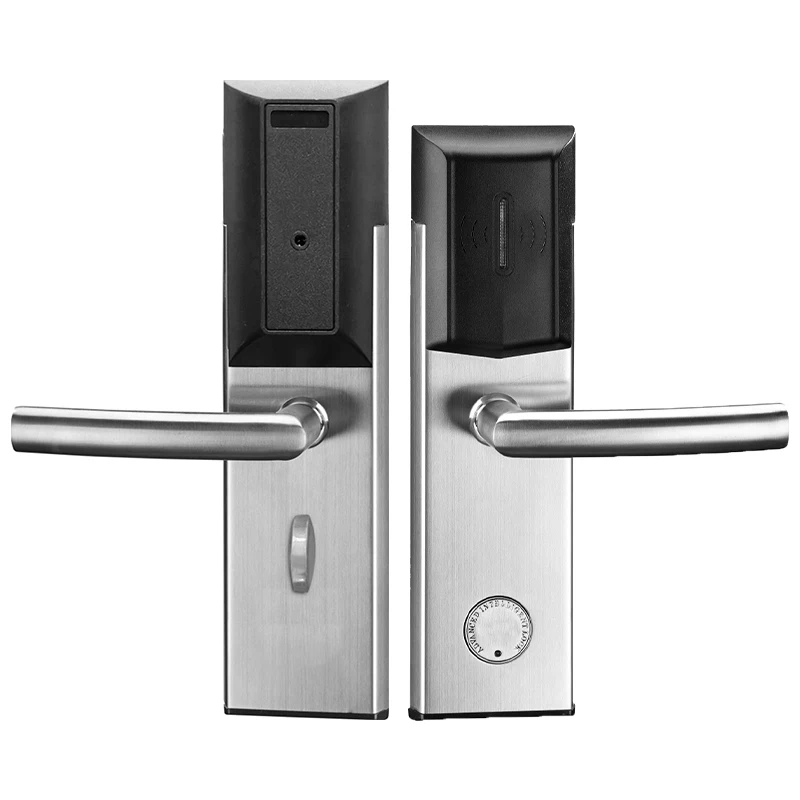 Durable 304SUS Material Electronic Keyless High Frequency 13.56mhz Mifare Hotel RFID Card Smart lock