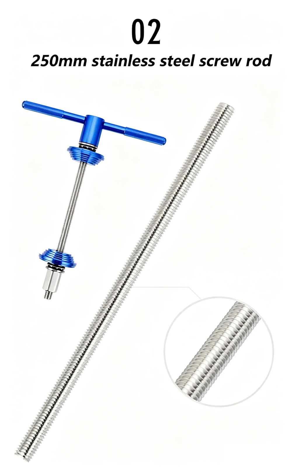 TOOPRE Fahrrad-Headset-Press-Fit-Werkzeug zum Installieren und Entfernen, halbintegrierte Lenkbox, Gabel, Krone, Abstandshalter, Unterlegscheibe, Installationsfahrer – Detail 7
