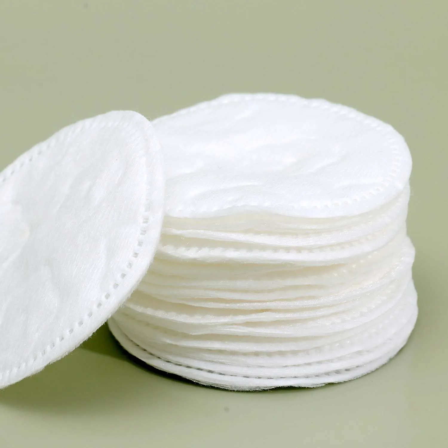 300 almofadas descartáveis macias e respiráveis circulares removedoras de maquiagem almofadas de algodão dupla face não irritantes para limpeza facial