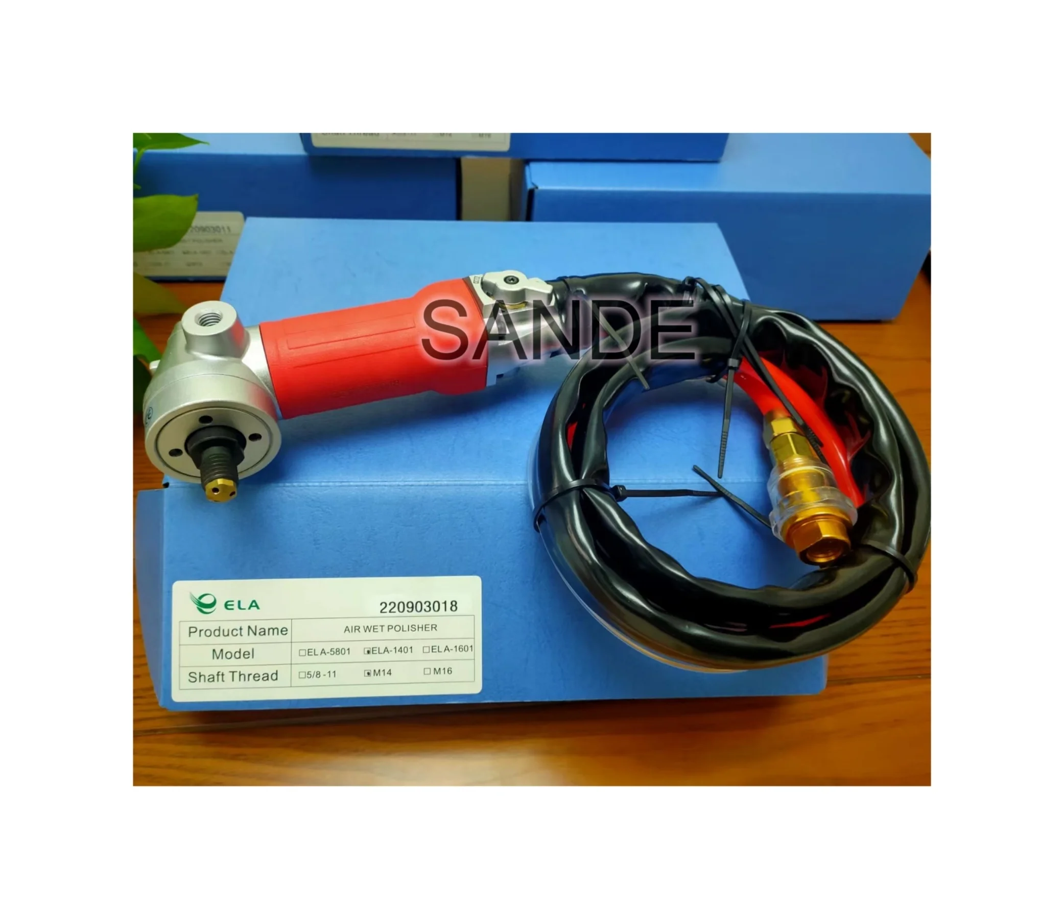 SANDE Tools Sale Pneumatic Air Wet Polisher For Polishing Marble Granite Stone