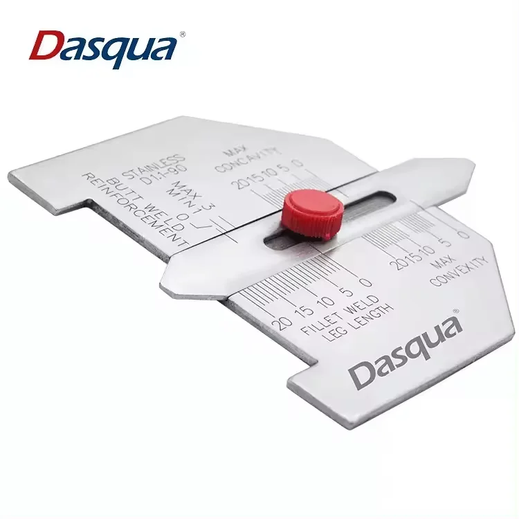 

Dasqua Stainless Steel Butt Fillet Size Inspection Gauge Welding Gauge Accurate Calibration of Butt and Fllet Type Welds