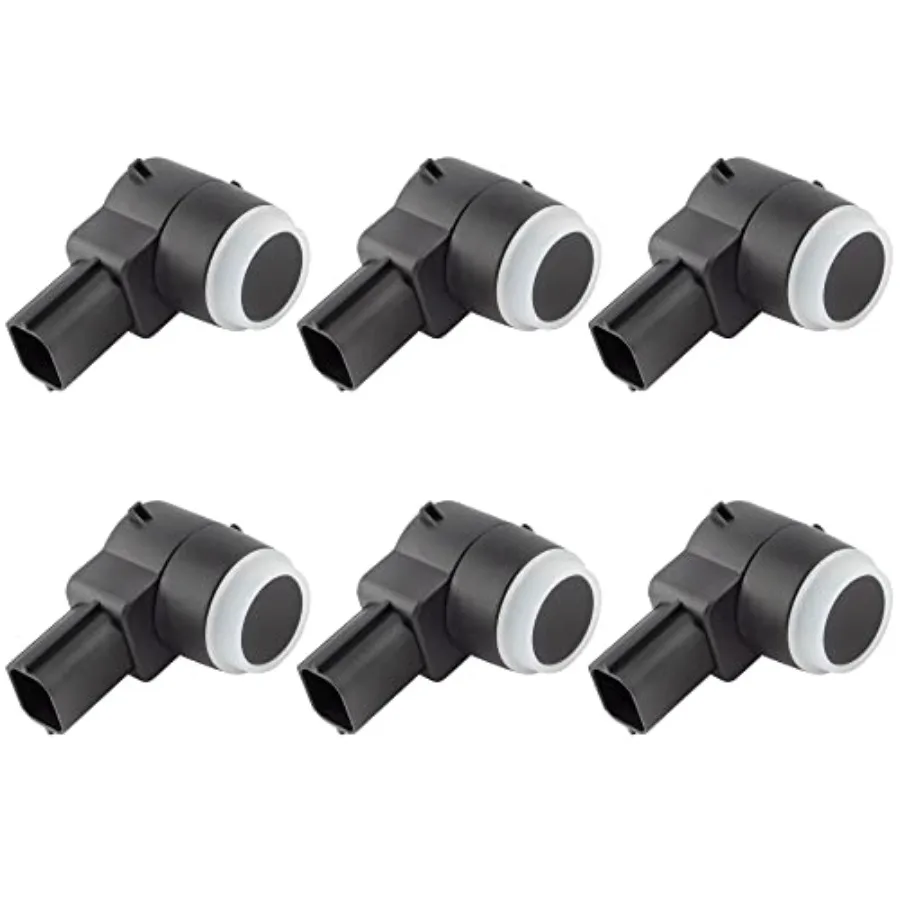 

6pcs PDC parking assist sensor for Chrysler Dodge Jeep vehicles, ABS plastic, black, waterproof and durable