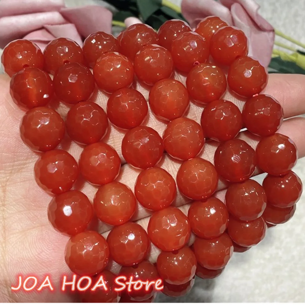 Latest Style Real Certified Jade BANGLE Natural Agate Hand-carving Grinding Polyhedral Beads String Chain Bracelet Boutique Jewe