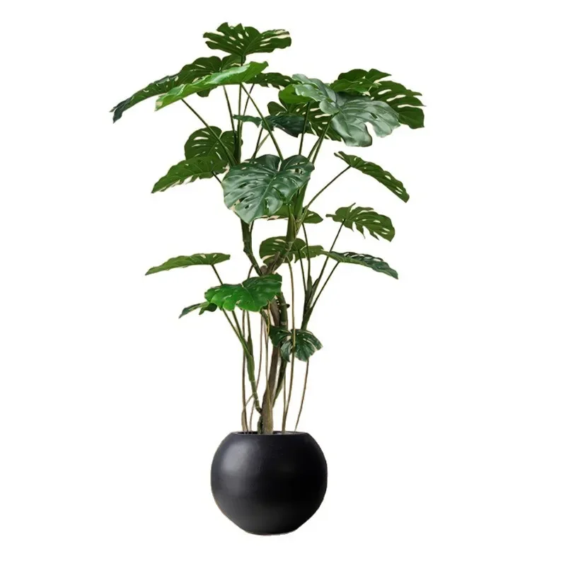 

Simulated turtle bamboo high-end light luxury fake tree indoor living room decoration ornament