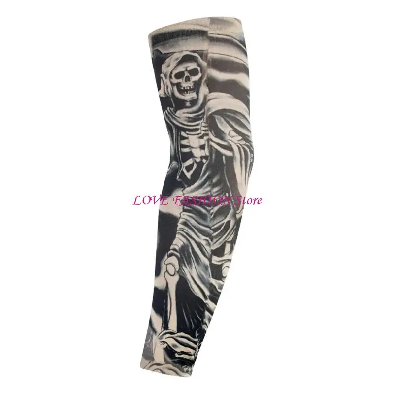 

Simulation Tattooing Arm Covers Outdoor Activity High Absorb Cooling Arm Sleeves Y166