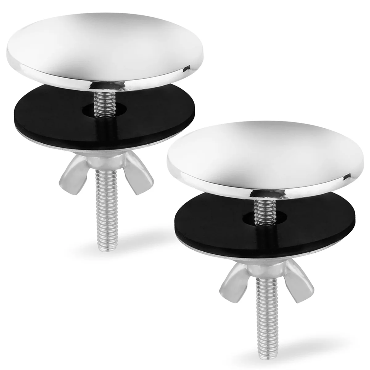 Couvercles de trou d'évier de cuisine en acier inoxydable, couvercle de trou de robinet d'évier, bouchon pour la prévention des fuites, 2 po