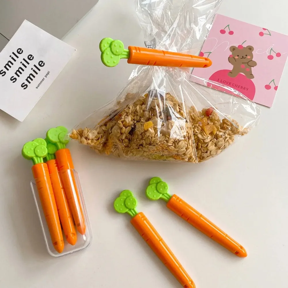 Carrot Sealing Clip Creative Kitchen Food Freshness Sealing Clip Snack Sealing Storage Moisture Resistant House Kitchen Items
