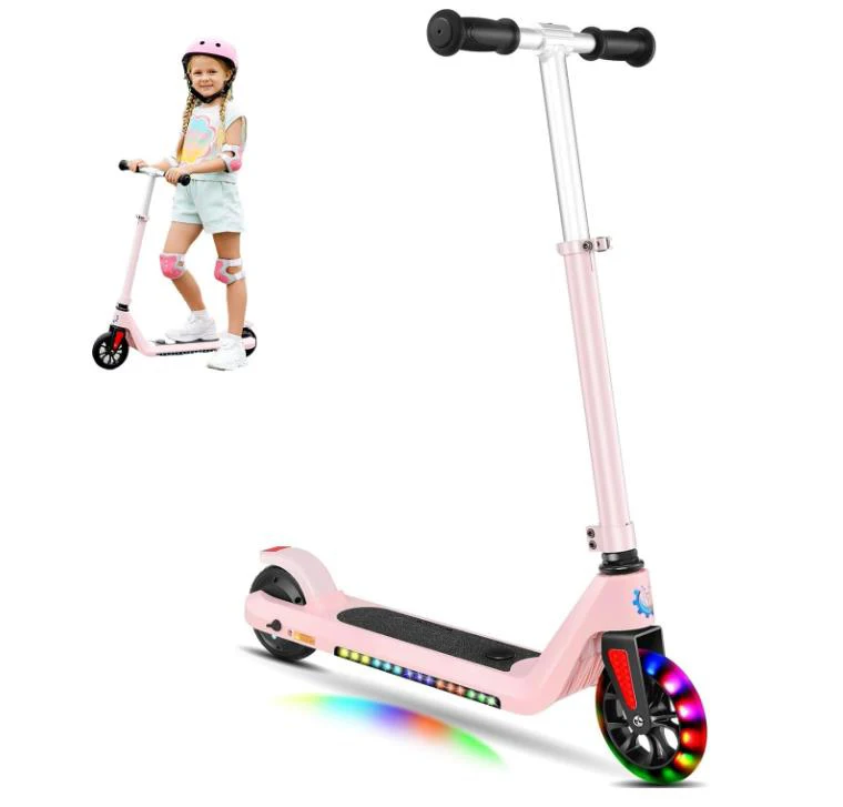 Electric Scooter for Kids, Adjustable Height & Speed, 150W Kids Electric Scooter Ages 6-14, Max 10 Mph & 7 Miles, 80 mins Ride