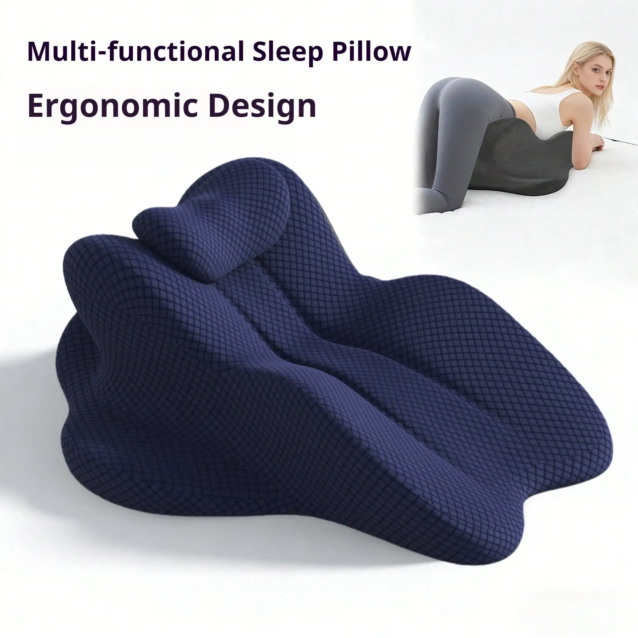Multi-Purpose Breathable Nap Pillow - Suitable For Office, Campus, And Car Naps, Provides Neck And Shoulder Comfort To Relieve Fatigue, Features A Lightweight And Portable Design + Durable Washable Cover - A Perfect Gift For Travelers And Yoga Enthusiasts