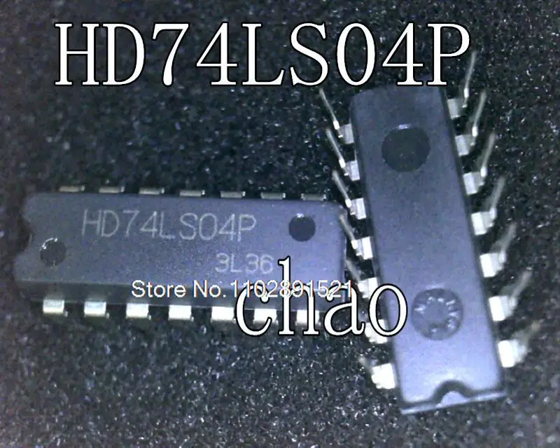 HD74LS04P 74LS04 DIP, 5pcs por lote