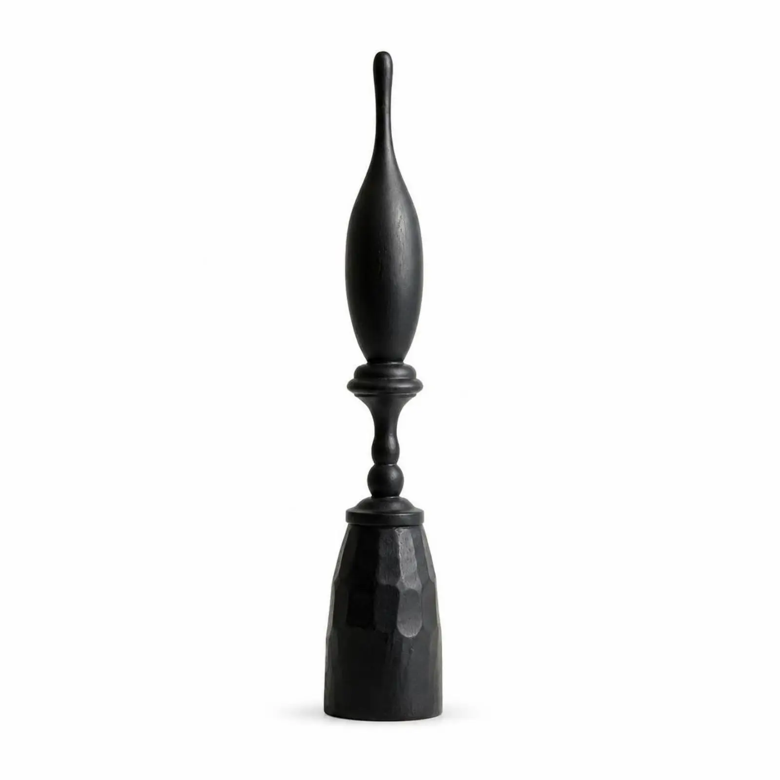 Minimalist Wood Sculpture Stacked Base Abstract Decoration Home Decor Sculpture for Office Lobby Display