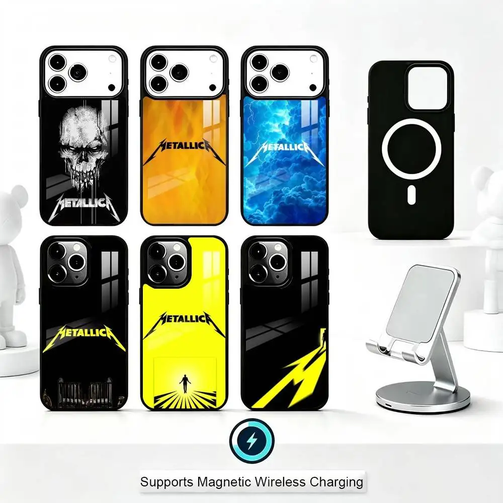 

Band-72 S-Seasons M-Metallica Phone Case For iPhone17,16,15,14,13,12,11 Plus,Pro Compatible with magnetic wireless charging