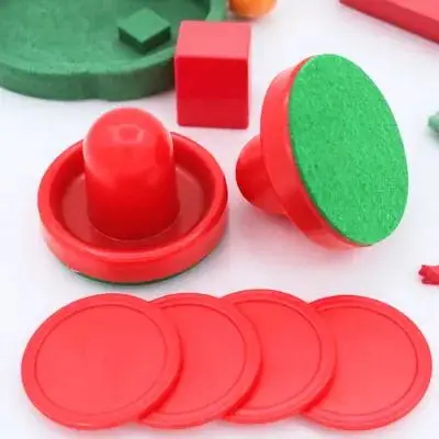 

1 Set Professional Air Pucks Pushers Replacement Round Ice Accessories Tabletop Replacement Paddles Plastic Hockey Parts Air
