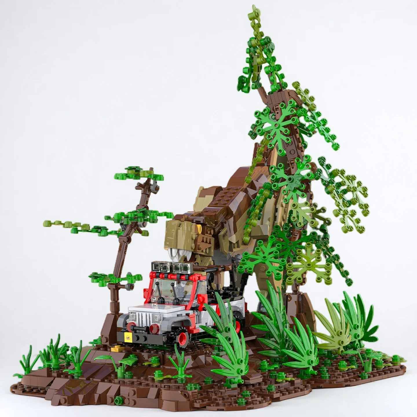 ตัวต่อไดโนเสาร์ 1555 ชิ้น ชุดตัวต่อไทแรนโนซอรัส เร็กซ์ ของเล่นเด็กผู้ชาย ของขวัญคริสต์มาสสำหรับเด็ก