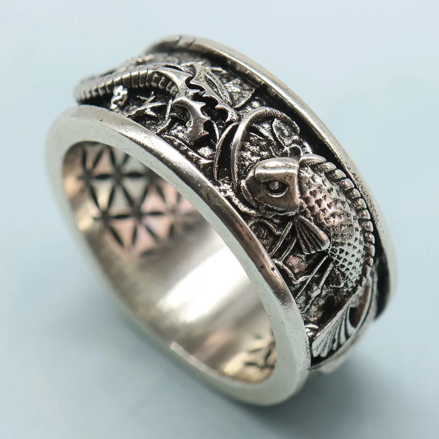 Buy 4 Get 1 Free 24x7mm 5.6g Wolf Ring Running Wolves Wedding Band Stainless steel Rings Many Sizes