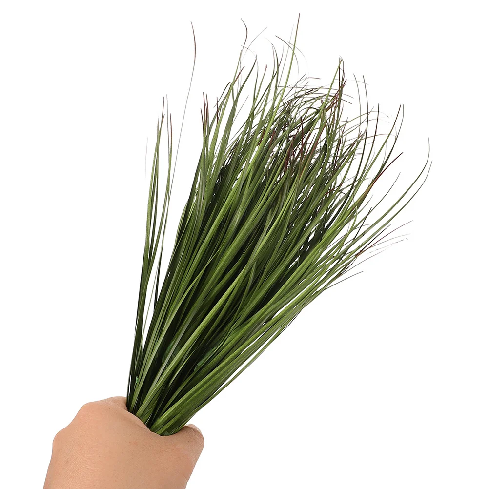 

10pcs Artificial Wheat Grass Bunches Fake Outdoor Plants Greenery For Patio Garden Porch Home Decor Office Indoor Waterproof