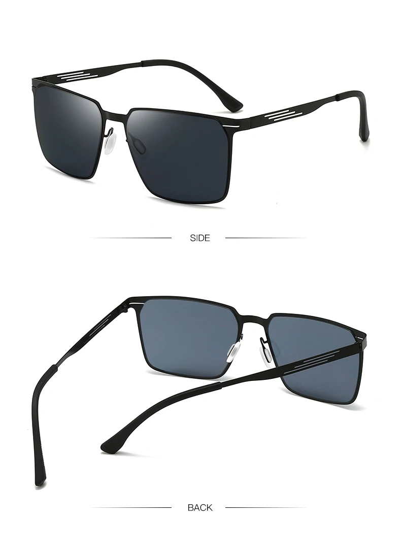 Neue Herren-Sonnenbrille aus Metall – modische Outdoor-Freizeitbrille, UV-Schutz, geeignet zum Fahren und Angeln 5133 – Detail 11