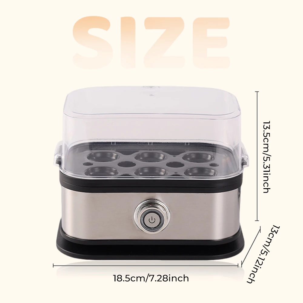 

Multifunctional Egg Boiler Electric Egg Steamer Cooking Breakfast Machine Double Layers Egg Cooker Mini Steamer Poacher Kitchen