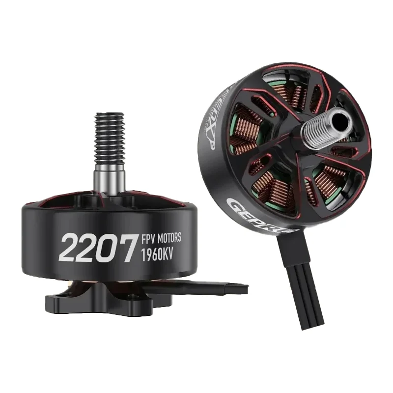 GEPRC SPEEDX2 2207 1960KV Motor 4-5 pulgadas FPV Drone 6S Motor sin escobillas FPV RC multicóptero piezas de Dron de carreras pieza DIY