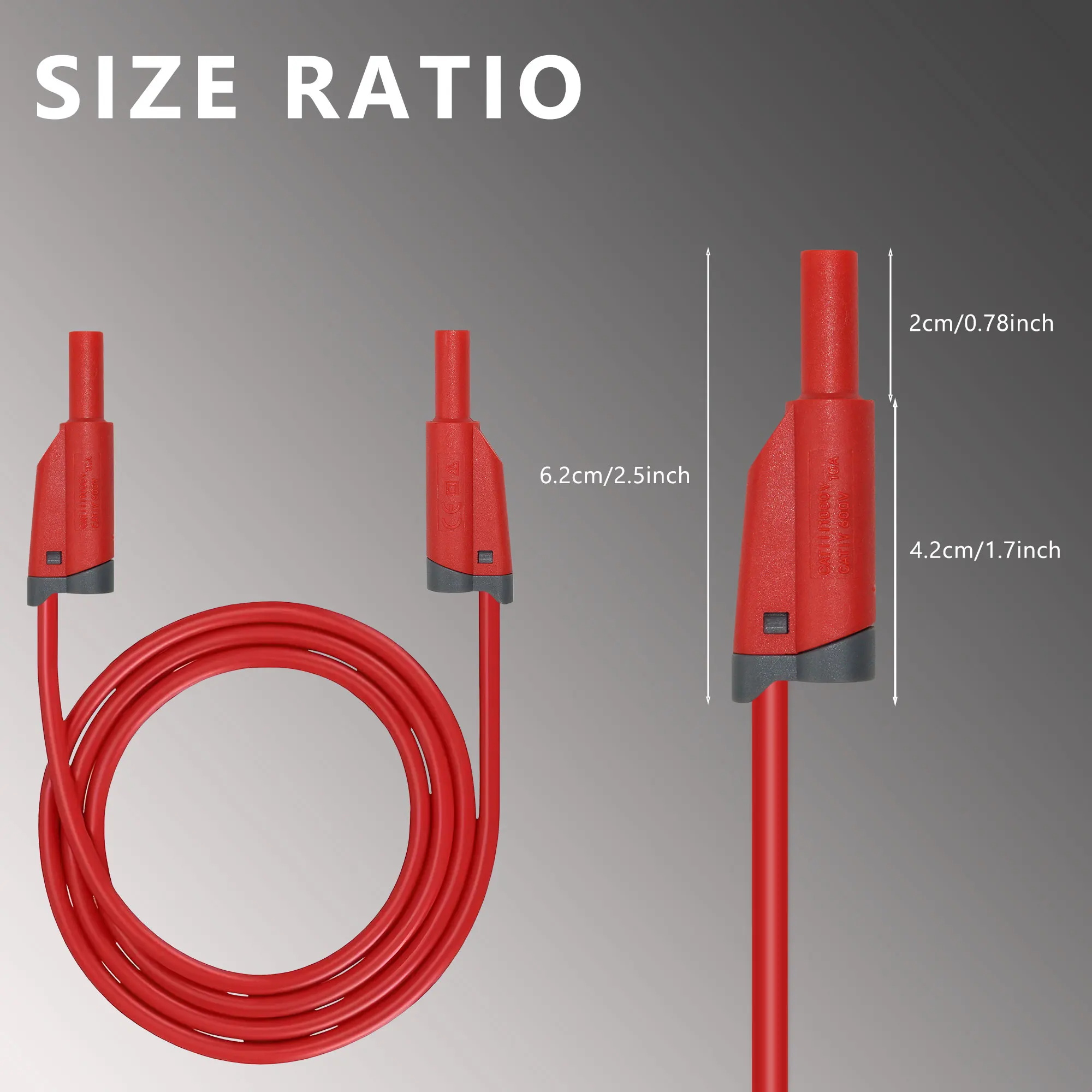 ZIBOO ZB-X13 Xếp Chồng Chuối Để Chuối Cắm Thử Dẫn, Kiểm Tra Cáp Dây Đồng Hồ Đo Vạn Năng, Mạch Thử Nghiệm, 4Mm Chuối Nam Phích Cắm.