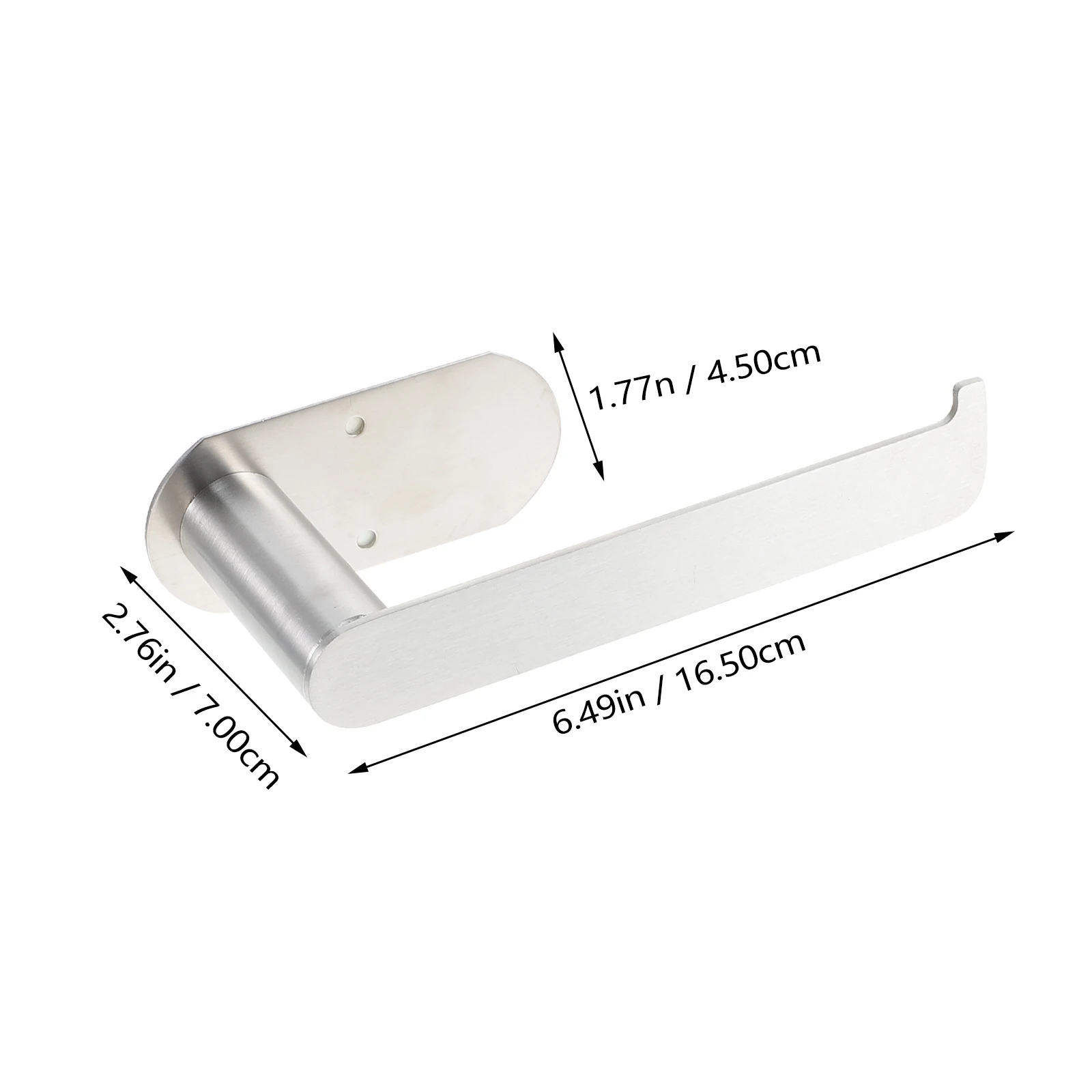 

Stainless Steel Toilet Shelf Multipurpose Roll Holder For Kitchen Bathroom Storage Space-Saving Towel Kitchen Tissue Rack