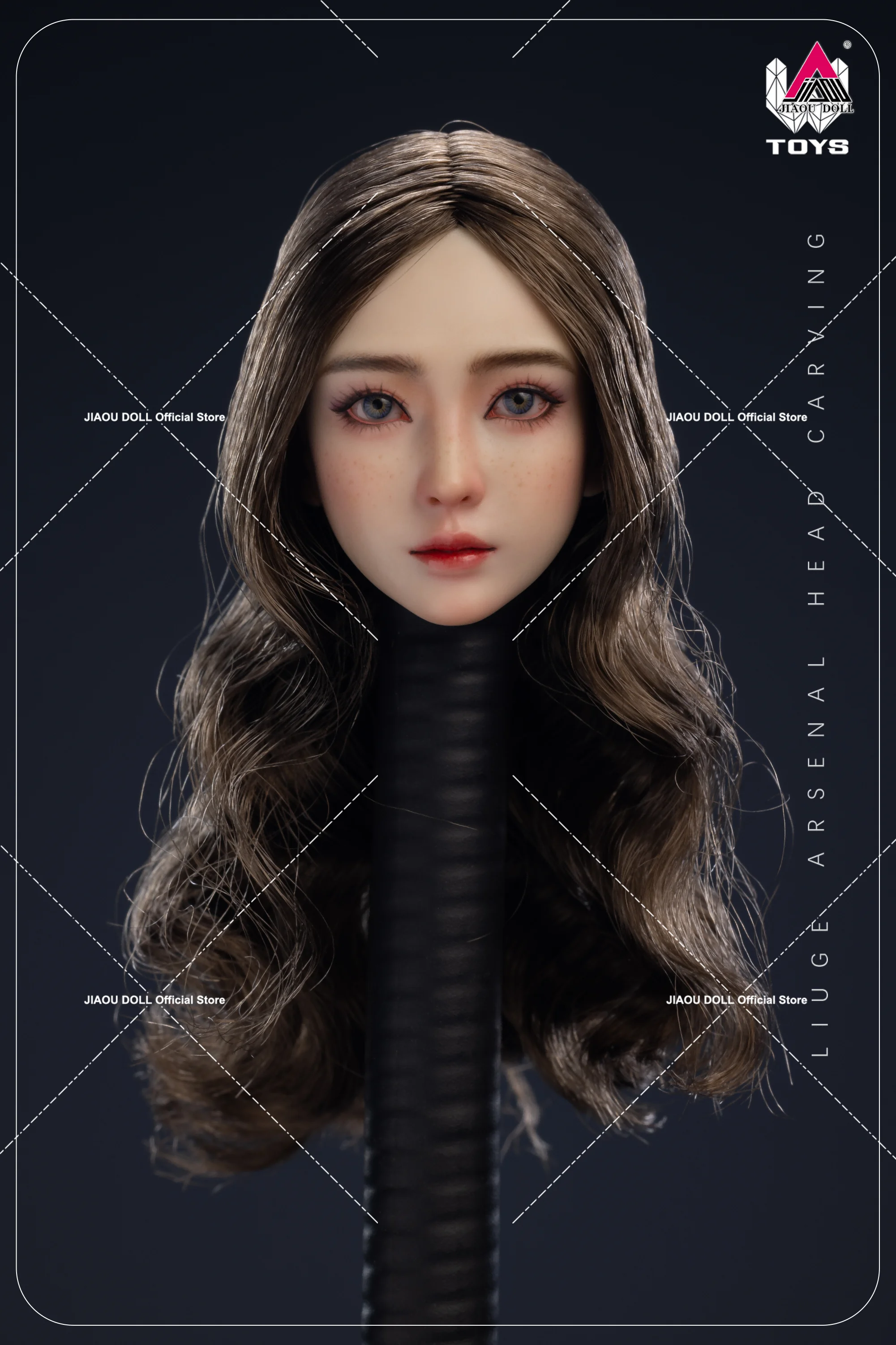 1/6 Schaal Xiaoru Beweegbare Ogen Vrouwelijke Hoofd Carving Model Zware/Licht Make-Up Fit 12 ''Vrouwelijke Soldaat Action Figure body Poppen