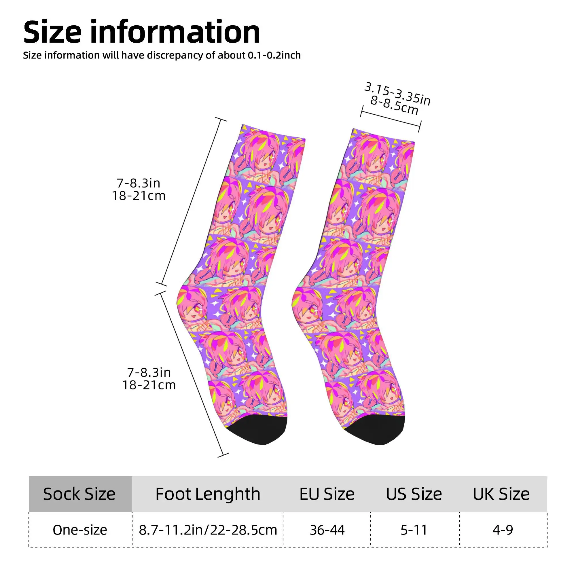 Mitsuba  Toilet Bound Hanako-kun Butto Socks Harajuku Super Soft Stockings All Season Long Socks Accessories for Unisex Gifts