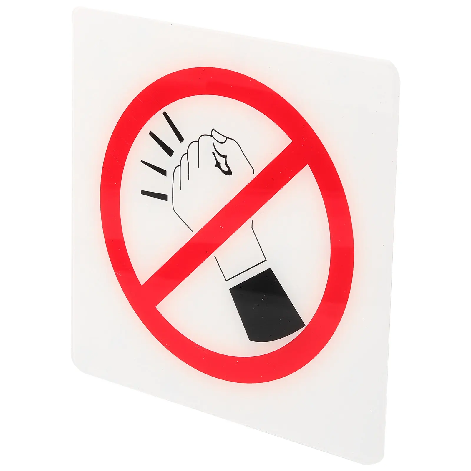 

Табличка «Не стучать» из акрила, ударопрочная, с гладкой поверхностью, для декора стен, напоминание «Не стучать», для использования в отелях, офисах, дома