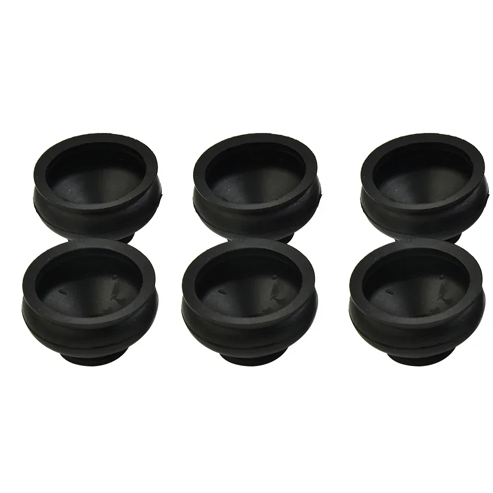 6* Turn To Rod Arm Ball Head Dust Protection Rubber Black Cover Car Suspension Steering Ball Joint Rubber Dust Boot Cover