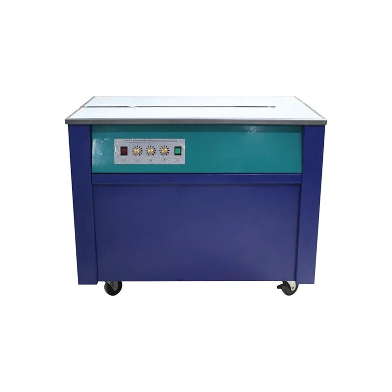 

S308 double motor high platform automatic electric baler carton packing and binding machine