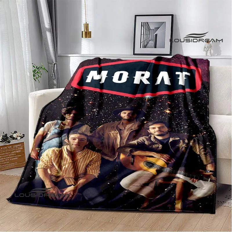 Morat Pop Band Printed Blankets Fashion Warm Flannel Blanket Soft And Comfortable Blanket Home Travel Blankets Birthday Gift