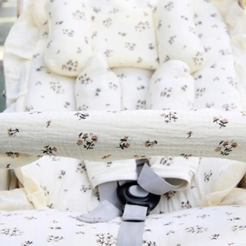 

Y88D 1 Set Four Season Baby Strollers Cushion Breathable Cotton Lace Design For Kids