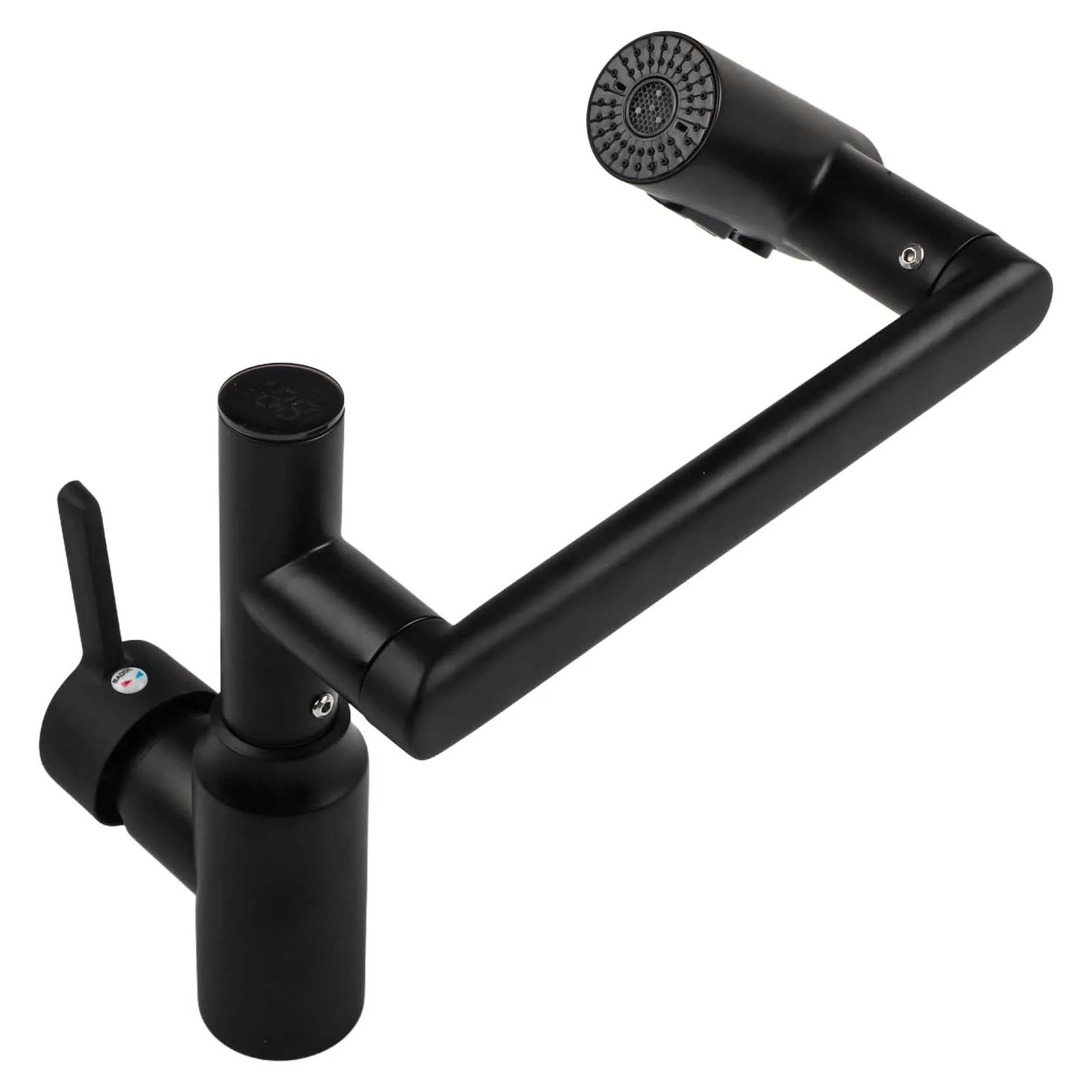 الحمام الحمام LED الحمام صنبور متعدد الوظائف تيار صنبور النحاس الجسم قابل للتعديل منفذ المياه شاشة ديجيتال