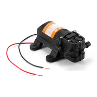 Water Pump 12V 70PSI 3.5L/Min Agricultural Electric Water Pump Black Micro High Pressure Diaphragm Water Sprayer Car Wash