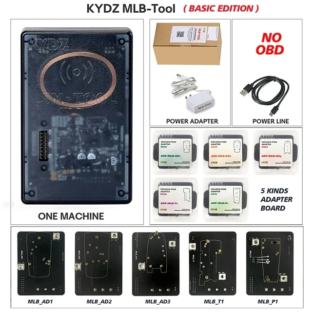 KYDZ MLB Programator kluczy OBD dla VW Audi Lamborghini Bentley Porsche Smart Remote Key Series Oblicz data i generuj klucz 5M C