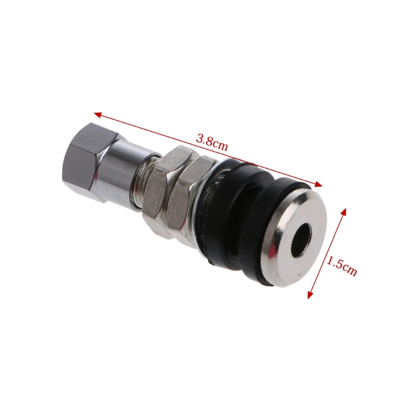 2Pcs  Motorcycle Car Bike ATV  Scooter Wheel Tubeless Tire for  Nozzle Adapter Easy to Install