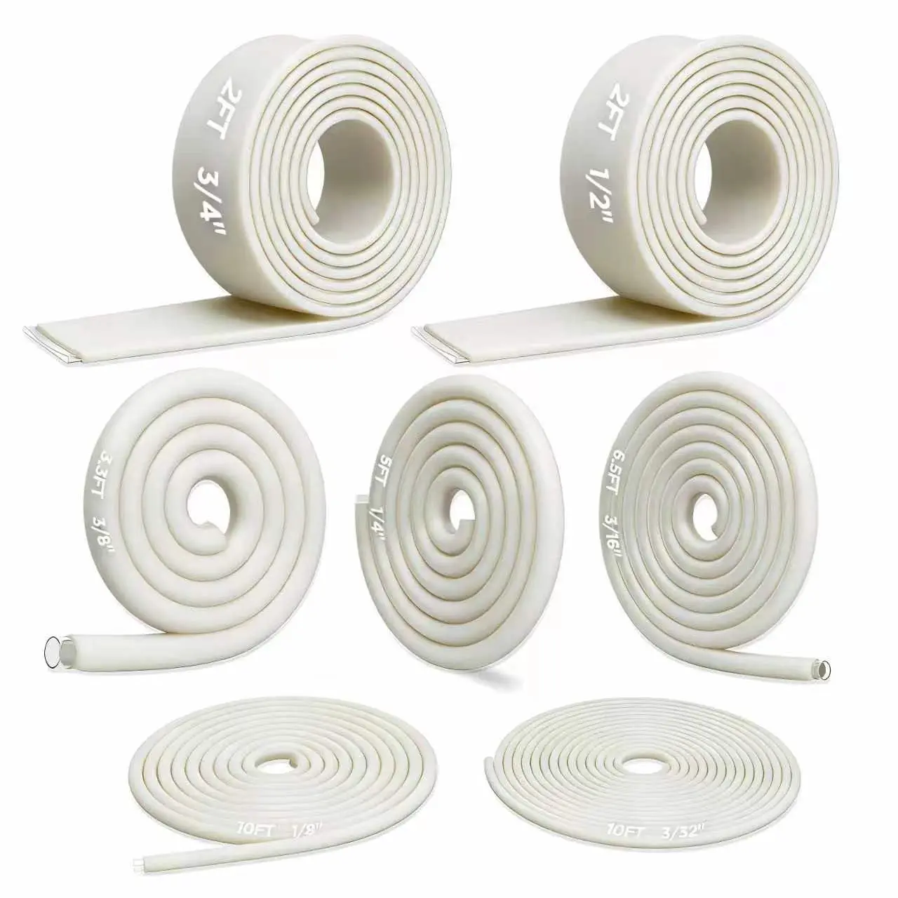7-Size Heat Shrink Tubing Roll Kit: 4:1 Adhesive Lined, 54 Ft Marine Grade Waterproof, Insulated Sealed, Oil-Proof & Wear-Resist