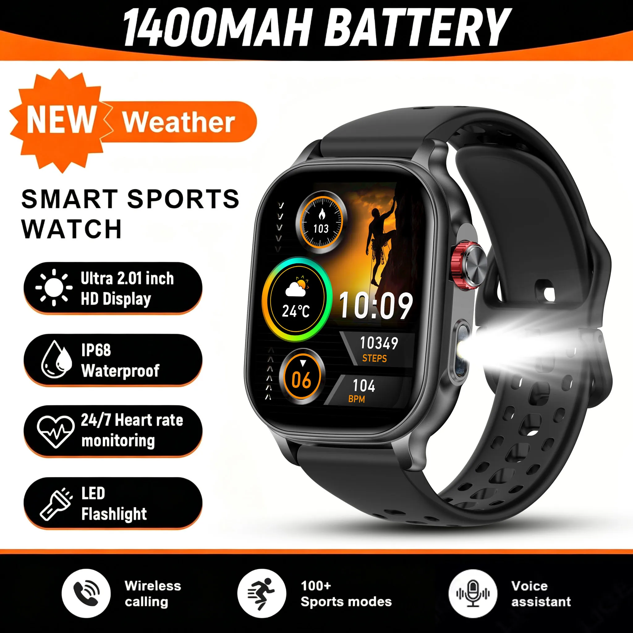 2026 Neue Amazfit Bip 6 Smartwatch für Damen Sport IP68 Wasserdicht Eingebaute 24-Stunden-Herzfrequenzmessung Bluetooth-Anruf Damen Mode-Smartwatch