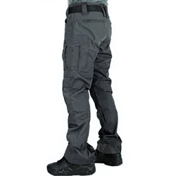 Military Tactical Cargo Pants Men Multi-Pockets Casual Trousers Male Waterproof Training Overalls Hiking Wear-resisting Trousers