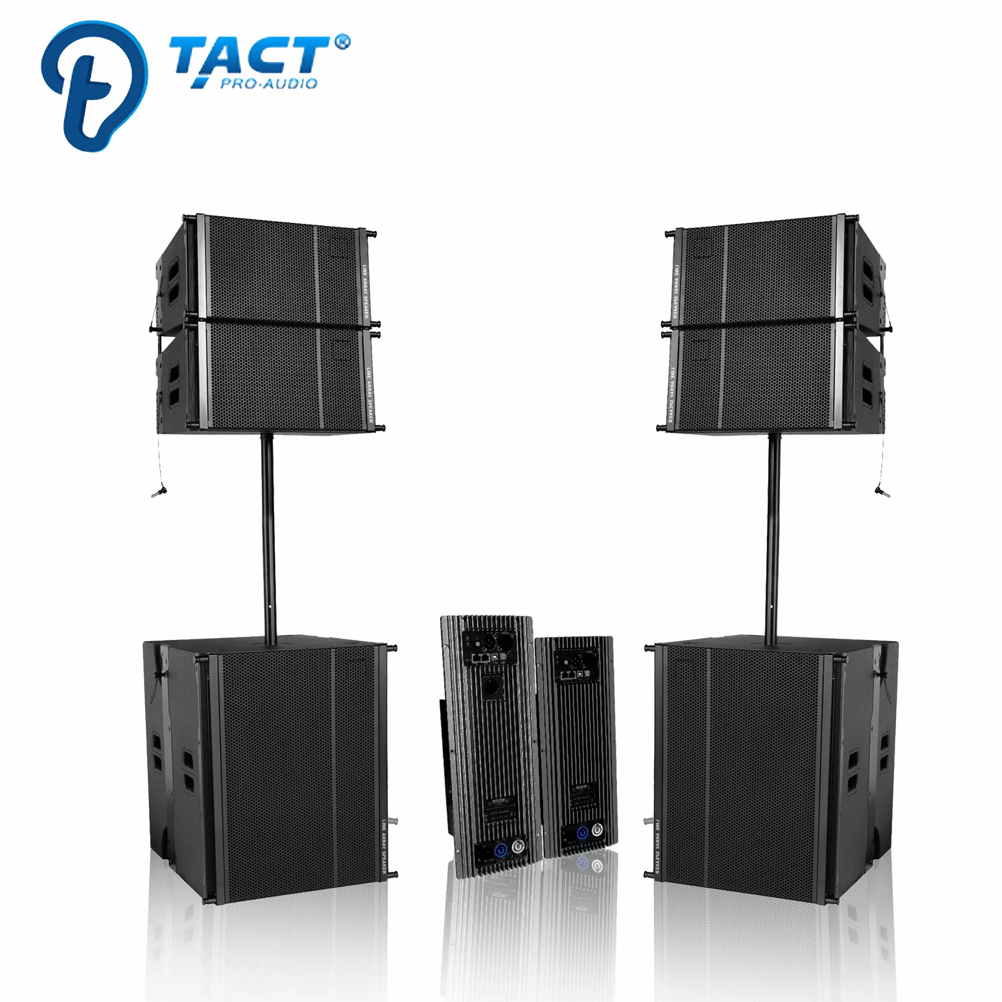 

Mini Line Array System Pa Powered Speakers Pro Sound System For Church