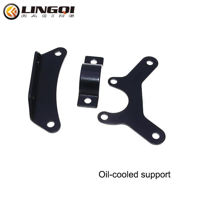 

LINGQI Universal Oil Cooler Mounting Bracket Engine Oil Cooler Radiator Adapter For Most Motorcycle Motocross Dirt Bike Pit Bike